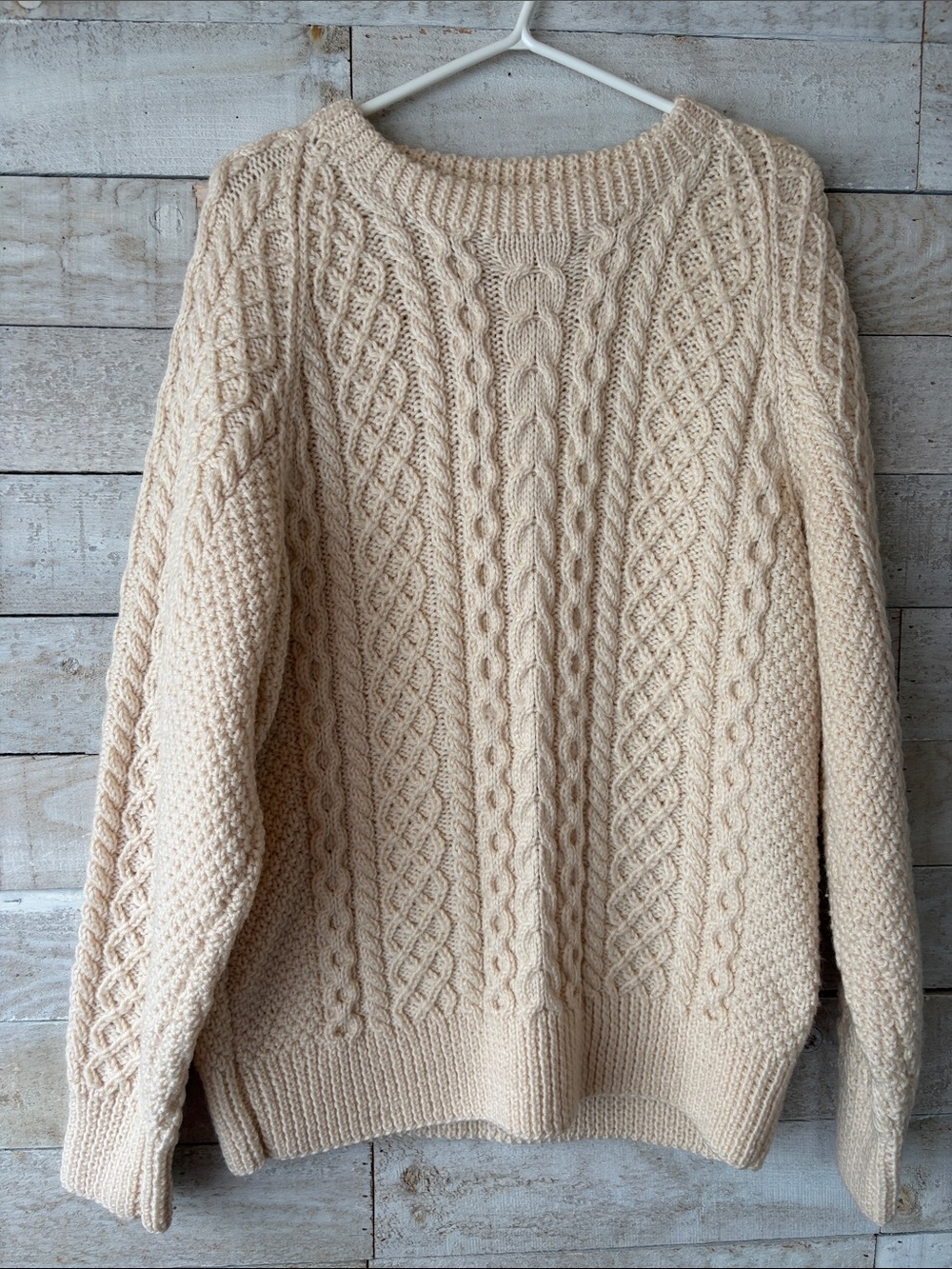 Traditional Fisherman Knit Sweater– A Story Told in Stitches - Picture 2 of 9